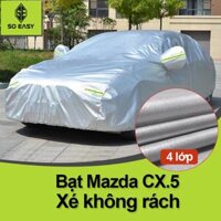Bạt Phủ xe ô tô Mazda cx5 áo trùm che phủ xe 4 chỗ đến 7 chỗ, 2 lớp chống nóng mưa xước sơn BPX