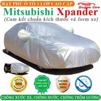 Bạt Phủ Xe Ô Tô MITSUBISHI XPANDER 3 Lớp Ép Nhiệt Tráng Nhôm, Chống Nắng, Chống Mưa, Chống Cháy – SUPERCAR