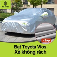Bạt Phủ xe ô tô Toyota vios, áo trùm che phủ xe hơi 4 chỗ đến 7 chỗ BPX-3M