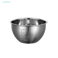 Bát phục vụ có thể xếp chồng lên nhau Bát Salad bằng thép không gỉ cao cấp có đánh dấu tỷ lệ Bpa Free Dễ dàng làm sạch Máy rửa chén Bát trộn đa năng an toàn cho người mua Đông Nam Á