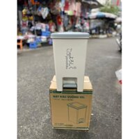 BẬT RÁC VUÔNG 15L VIỆT NHẬT - THÙNG RÁC ĐẠP CHÂN HOKORI 8062