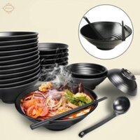 Bát Ramen Nhật Bản Có Thìa Và Đũa Cho Mì Châu Á Pho Soba Udon Nhựa Nhật Bản Ramen Mì Bộ Bát Canh