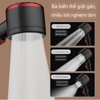 Bát Sen Tăng Áp Cao Cấp,Hỗ Trợ Tăng Lực Nước,Vòi Massage Tăng Lực Nước Vòi hoa sen áp suất cao với 3 chế độ
