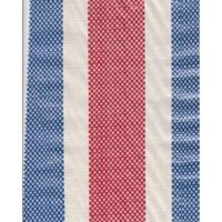 Bạt sọc 3 màu công trình dài 50m