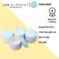 Bát sứ Life element F1517, F1519, sử dụng cho hộp cơm cắm điện, chất liệu gốm sứ, bao gồm cả nắp đậy