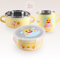 Bát Tô Ăn Dặm Inox Giữ Nhiệt Cho Bé Pinkfong