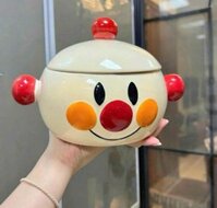 Bát tô ăn mì, bát úp mì bắng sứ hình chú hề, có tay cầm siêu dễ thương ( THÙNG 20 C )