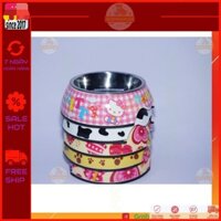 Bát - tô - chén sứ Inox đựng thức ăn chó mèo cún miu size S