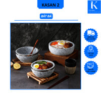 Bát tô đá giữ nhiệt kèm đế cao cấp đủ size 12,14,16,18,20cm