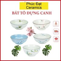 Bát Tô Đựng Canh Bát Tràng - Đa Dạng Kích Thước, Nhiều Họa Tiết Lựa Chọn | Phúc Đạt Ceramics