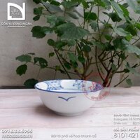 Bát tô phở 18cm vẽ hoa chanh cổ