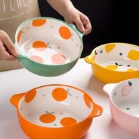 Bát tô sứ cỡ lớn hình trái cây siêu xinh kiểu Bắc Âu 1500ml