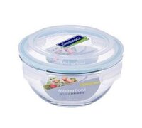 BÁT TÔ THỦY TINH GLASSLOCK CÓ NẮP (Trắng, Thủy tinh)