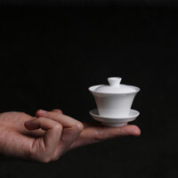 Bát Trà [Giảm 20%] Hộp Nướng Sancai Gaiwan Mini Nhỏ Gaiwan Sứ Trắng Nhỏ Kích Thước Nhỏ Trà Thử Trà Kung Fu Trà Trẻ Em Trẻ Em Bộ Trà Văn Phòng Du Lịch Đơn