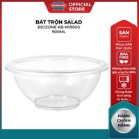 Bát Trộn Salad BIOZONE KB-MI900S - 900 ml - Nhựa San Hàn Quốc - Không Chứa Chất Gây Ung Thư BPA - Dùng Được Cho Lò Vi Sóng - Tủ Lạnh - Hàng Chính Hãng