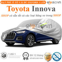 Bạt trùm che phủ dành cho xe Toyota Innova vải dù oxford 3 lớp cao cấp - OTOALO