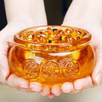 Bát Tụ Bảo Tài Lộc 10cm Kèm Thỏi Vàng Kim Nguyên Bảo