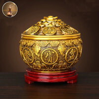 Bát tụ bảo tài lộc đúc đồng nguyên chất nhập khẩu Đài Loan Cao Cấp