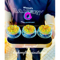 Bát tụ bảo tài lộc luu ly 10cm đẹp trong