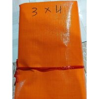 bạt xanh cam 3m X 4m
