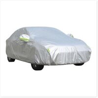 Bạt xe hơi ,Bạt phủ xe hơi, áo trùm che phủ xe hơi, Bạt phủ xe ôtô tráng nhôm bạc 4 chỗ, 2 lớp chống nóng, mưa, xước sơn - 3M - 5 chỗ bé