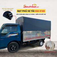 Bạt Xe Tải KIA K165, Bạt Phủ Thùng Xe Tải Thaco KIA K165 (Bạt hộp tiêu chuẩn)