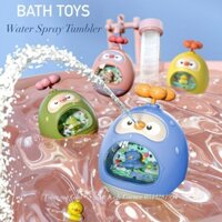 BATH TOYS - ĐỒ CHƠI NHÀ TẮM VỊT PHUN NƯỚC QUACK DUCK, ĐỒ CHƠI LẬT ĐẬT VUI NHỘN ĐÁNG YÊU CHO BÉ