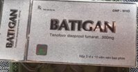 Batigan 300 (Tenofovir)H/30 viên (chỉ định cho người bệnh nhiễm HIV và viêm gan B mãn tính)