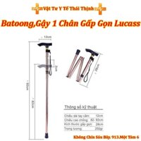 Batoong,Gậy 1 Chân Gấp Khúc Lucass