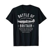 Battle of Britain WW2 - The Few - Áo nam Winston Churchill Spitfire Áo thun Cotton Hip Hop Tee Áo Harajuku Dạo Phố