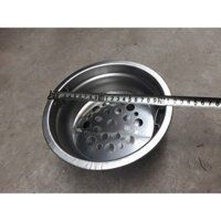 Bầu đựng than inox bếp âm bàn giá rẻ ,bếp hút âm hút dương kích thước 22 cm