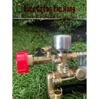 Bầu Hơi Đứng Inox Bên Nước Hồi (Loại Thấp) Dùng Cho Bơm Xịt Thuốc- Giúp Tăng Áp Lực nước