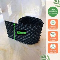 Bầu ươm thông minh V6 khổ 50cm chất liệu nhựa PVC chắc chắn v6-5tac-6ly