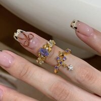Bauhinia Handmade Nhẫn Thời Trang Ánh Sáng Sang Trọng Tất Cả Trận Đấu Nhẫn Nữ 2025 Ánh Sáng Tím Sang Trọng Nhẫn20250316