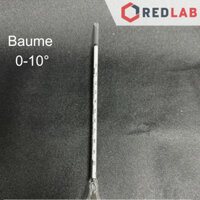 Baume kế 0-10 : 0.1° Tp 15°C hãng Alla - Pháp code 0100FG010/15-qp, có VAT