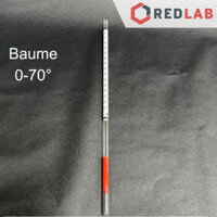 Baume kế 0-70 : 1°Bé Tp 15°C hãng Alla - Pháp code 0400TB070/15-qp, có VAT