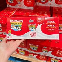 BAY AIR- date 03/2025 sữa HORIZON 18 hộp ORGANIC WHOLE MILK