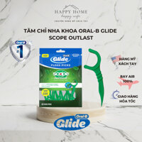 [BAY AIR - HÀNG MỸ] Tăm chỉ nha khoa Oral-B Glide  Scope Outlast