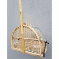 Bẫy chào mào tre chất liệu tre