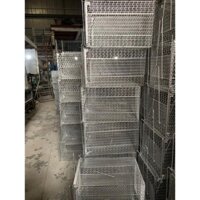 Bẫy mèo, lồng mèo mạ kẽm loại to làm từ thép dập lỗ loại đẹp, dày dặn [BC shop] (Shop BC)