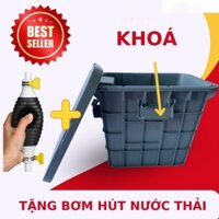 Bẫy Mỡ Có Khoá Ngăn Mùi Hôi 25 Lít Bể Tách Mỡ Gia Đình Thùng Lọc Mỡ Cho Gia Đình Chung Cư Bồn Tách Mỡ Bồn Rửa Bát