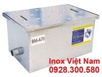 Bẫy Mỡ Inox Nhà Hàng Âm Sàn 70L BM-A70