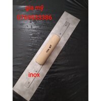 BAY TRÉT VỮA INOX CÁN GỖ 30,40, 50,60X8CM CHUYÊN XÂY DỰNG.XÂY TÔ.TRÉT VỮA-GIA MỸ