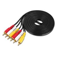 BAYNAST 10m 3RCA to 3RCA Audio Video Cable AV Cable Connector DVD Audio Cable 1.5m 3m 5m for SoundTV Computer