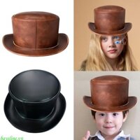 Baysline Vintage Derby Nón Ảo Thuật Gia Trang Phục Hóa Trang Halloween Nón Đảng Quý Ông Nón