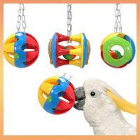 [BayStar] Bộ đồ chơi nhai cho chim 3 món có chuông và bóng cho vẹt, vẹt đuôi dài, conure, vẹt đuôi dài, vẹt đuôi dài, vẹt xám châu Phi
