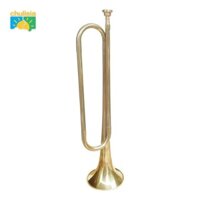Bb Bugle Đồng thau Cavalry Nhạc cụ Thổi kèn cầm tay cho ban nhạc Người mới bắt đầu Tiệc dàn nhạc trẻ em