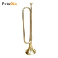 Bb Bugle Đồng thau Cavalry Nhạc cụ Thổi kèn cầm tay cho ban nhạc Người mới bắt đầu Tiệc dàn nhạc trẻ em