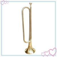 Bb Bugle Đồng thau Cavalry Nhạc cụ Thổi kèn cầm tay cho ban nhạc Người mới bắt đầu Tiệc dàn nhạc trẻ em