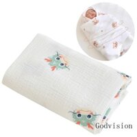 Bb Dễ Thương In Hình Chăn Cho Bé Sơ Sinh Gói Chăn Mềm Mại Thoáng Khí Cotton Tắm Tắm Cho Trẻ Sơ Sinh Tập Đi